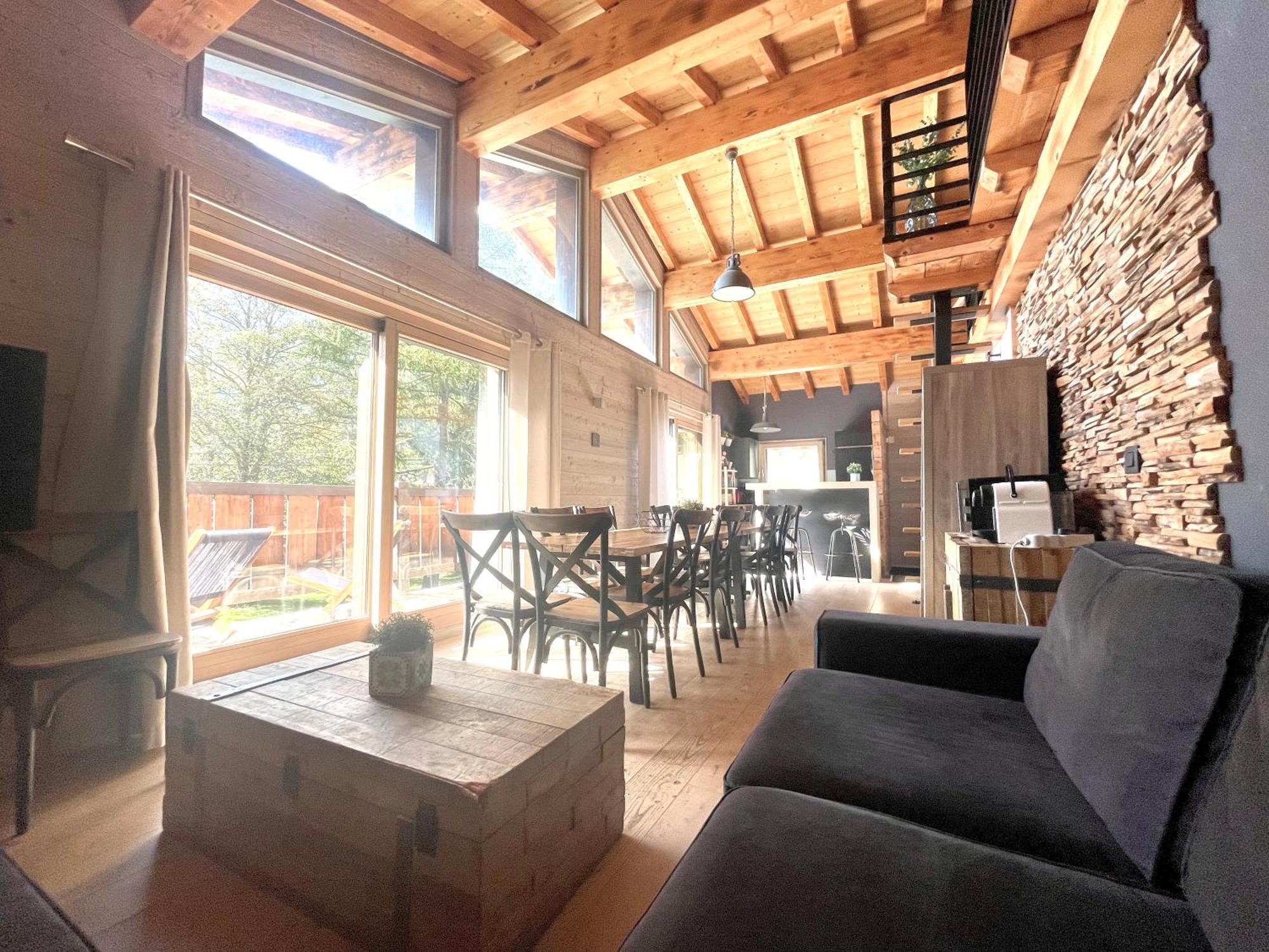 Chalet Le Petit Nicolas, Jacuzzi, Vue Mont Blanc Chamonix Dış mekan fotoğraf