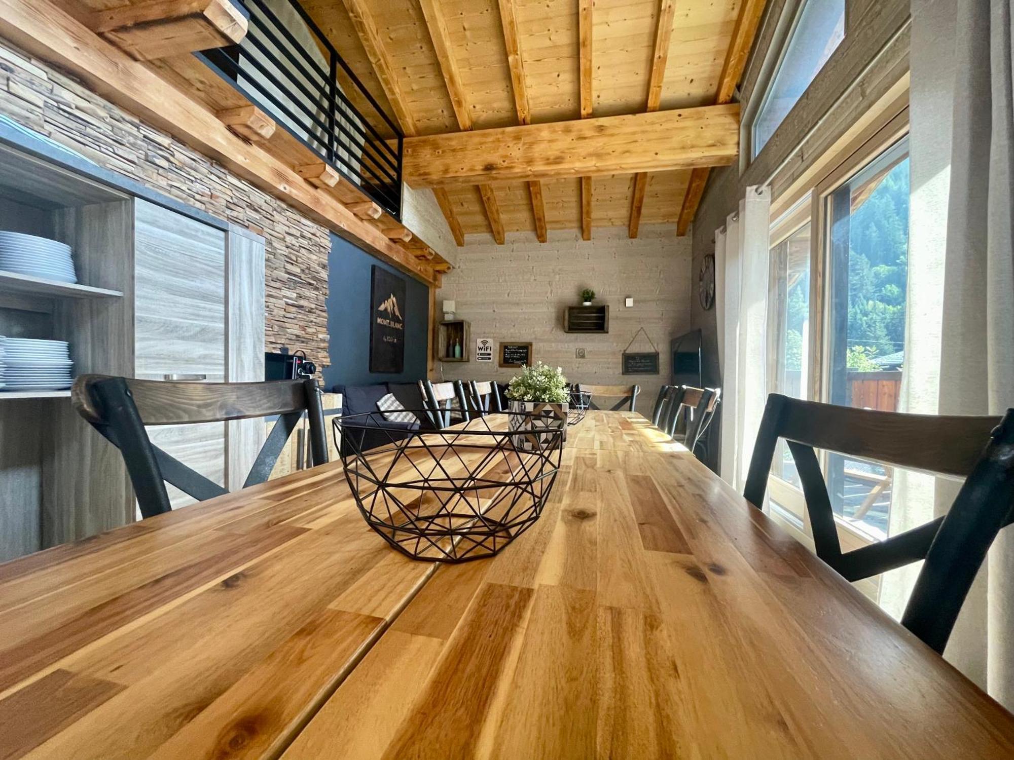 Chalet Le Petit Nicolas, Jacuzzi, Vue Mont Blanc Chamonix Dış mekan fotoğraf
