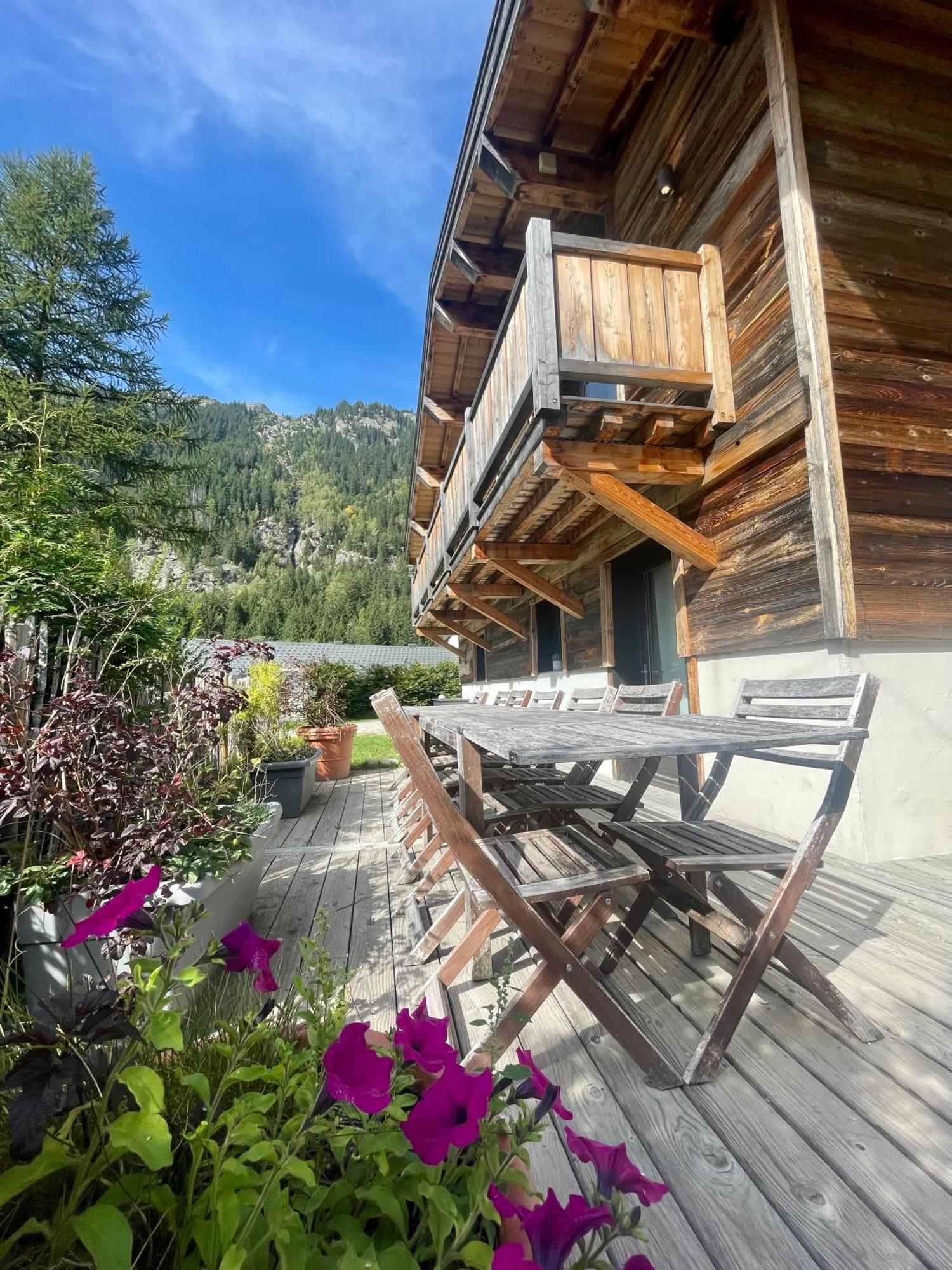 Chalet Le Petit Nicolas, Jacuzzi, Vue Mont Blanc Chamonix Dış mekan fotoğraf