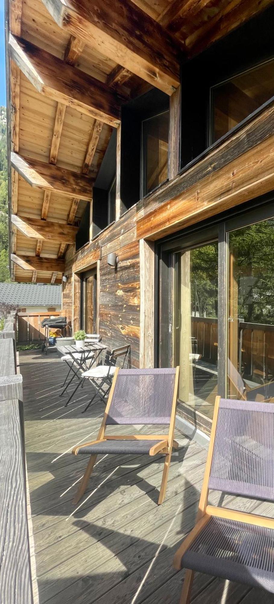Chalet Le Petit Nicolas, Jacuzzi, Vue Mont Blanc Chamonix Dış mekan fotoğraf