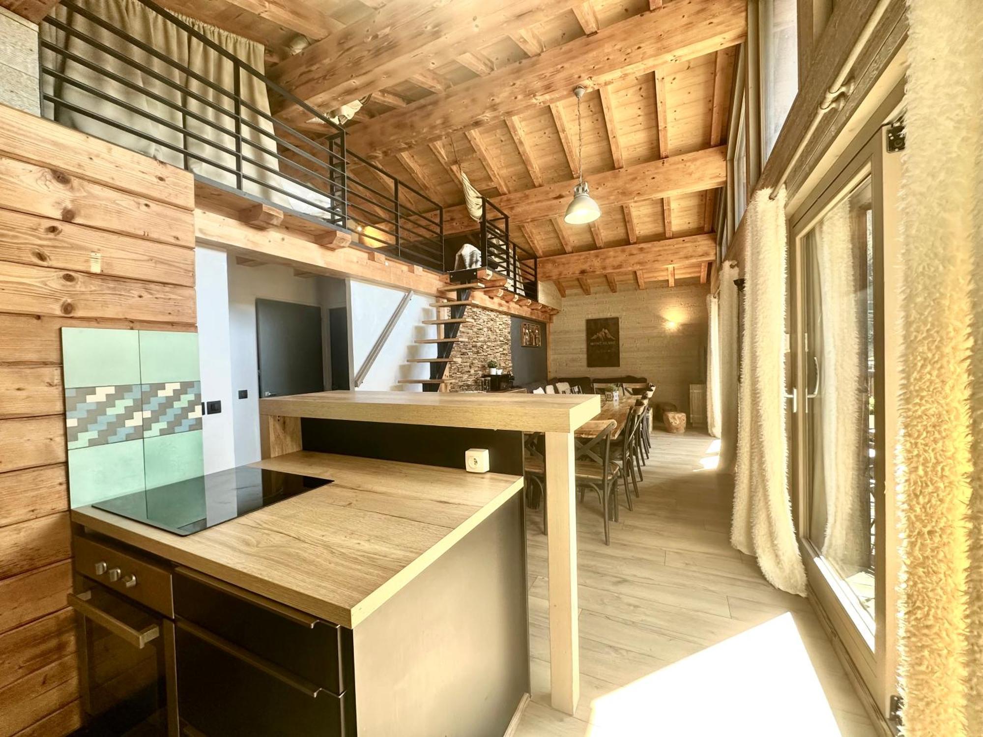 Chalet Le Petit Nicolas, Jacuzzi, Vue Mont Blanc Chamonix Dış mekan fotoğraf