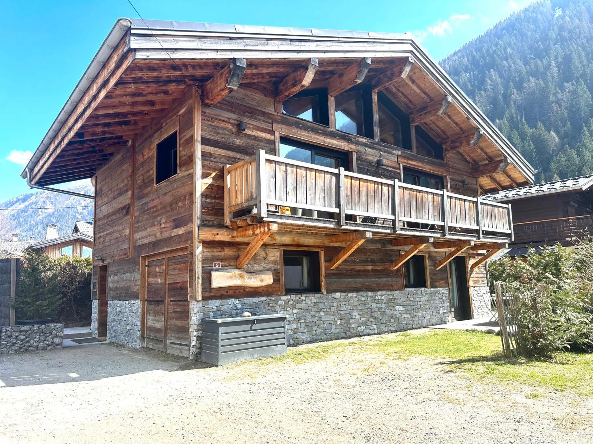 Chalet Le Petit Nicolas, Jacuzzi, Vue Mont Blanc Chamonix Dış mekan fotoğraf