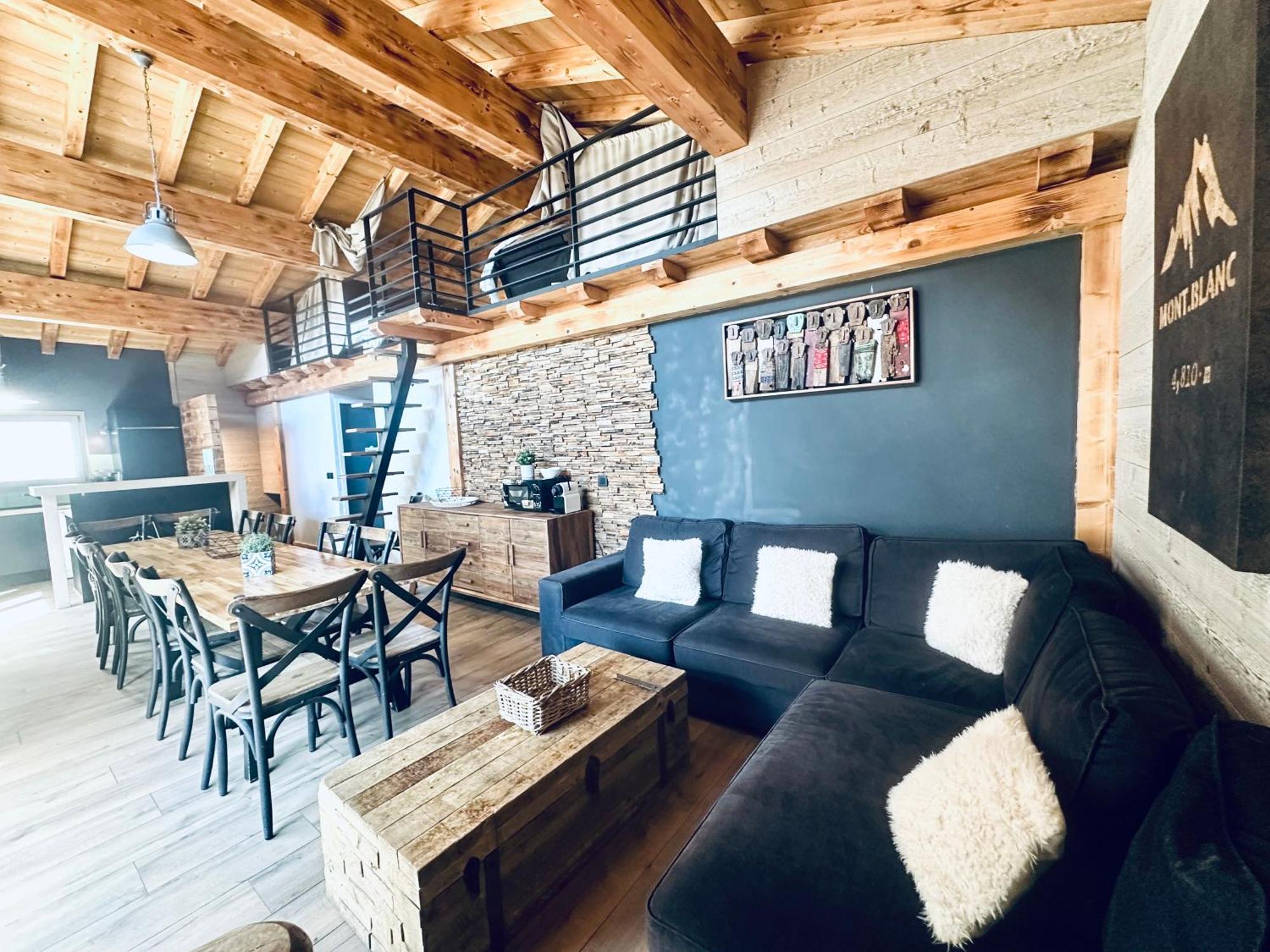 Chalet Le Petit Nicolas, Jacuzzi, Vue Mont Blanc Chamonix Dış mekan fotoğraf